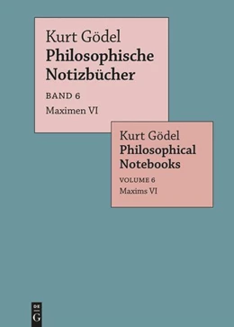 Abbildung von Gödel / Engelen | Maximen VI / Maxims VI | 1. Auflage | 2024 | beck-shop.de