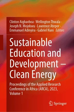 Abbildung von Aigbavboa / Thwala | Sustainable Education and Development—Clean Energy | 1. Auflage | 2025 | beck-shop.de