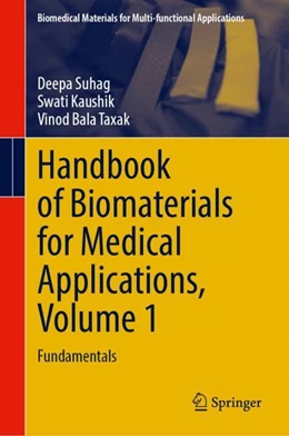 Abbildung von Suhag / Kaushik | Handbook of Biomaterials for Medical Applications, Volume 1 | 1. Auflage | 2024 | beck-shop.de