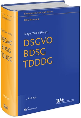 Abbildung von Taeger / Gabel (Hrsg.) | DSGVO - BDSG - TDDDG | 5. Auflage | 2025 | beck-shop.de