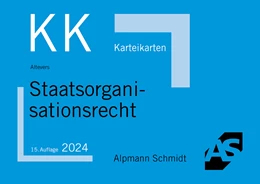 Abbildung von Altevers | Karteikarten Staatsorganisationsrecht | 15. Auflage | 2025 | beck-shop.de