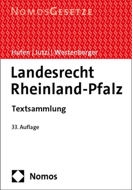 Abbildung von Hufen / Jutzi | Landesrecht Rheinland-Pfalz | 33. Auflage | 2024 | beck-shop.de