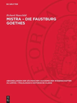 Abbildung von Hauschild | Mistra – Die Faustburg Goethes | 1. Auflage | 1963 | 54,4 | beck-shop.de