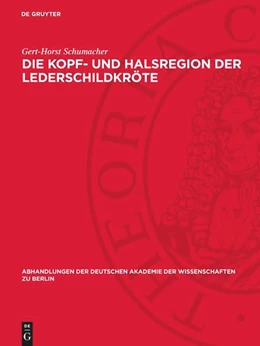 Abbildung von Schumacher | Die Kopf- und Halsregion der Lederschildkröte | 1. Auflage | 1973 | 1972,2 | beck-shop.de