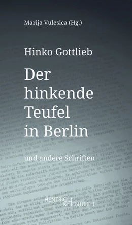 Abbildung von Gottlieb / Vulesica | Der hinkende Teufel in Berlin und andere Schriften | 1. Auflage | 2024 | beck-shop.de