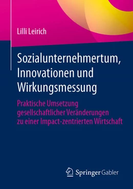 Abbildung von Leirich | Sozialunternehmertum, Innovationen und Wirkungsmessung | 1. Auflage | 2024 | beck-shop.de