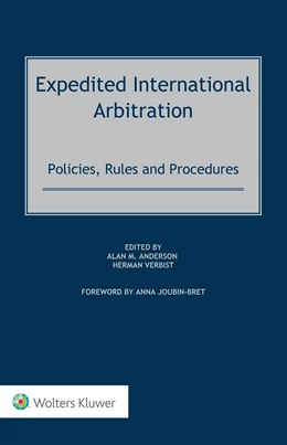 Abbildung von Anderson / Verbist | Expedited International Arbitration | 1. Auflage | 2024 | beck-shop.de