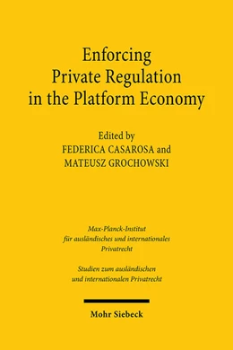 Abbildung von Casarosa / Grochowski | Enforcing Private Regulation in the Platform Economy | 1. Auflage | 2025 | beck-shop.de