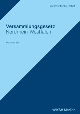 Abbildung von Frankewitsch / Wormit | Versammlungsgesetz Nordrhein-Westfalen | 1. Auflage | 2025 | beck-shop.de