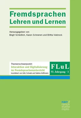 Abbildung von Schädlich / Schramm | FLuL - Fremdsprachen Lehren und Lernen 53, 1 | 1. Auflage | 2024 | beck-shop.de