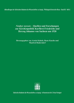 Abbildung von Kohnle / Kusche | Neuhes wyssen | 1. Auflage | 2024 | beck-shop.de