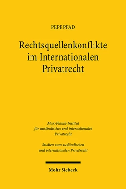 Abbildung von Pfad | Rechtsquellenkonflikte im Internationalen Privatrecht | 1. Auflage | 2025 | beck-shop.de