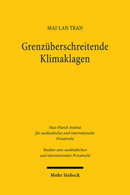 Abbildung von Tran | Grenzüberschreitende Klimaklagen | 1. Auflage | 2024 | 528 | beck-shop.de