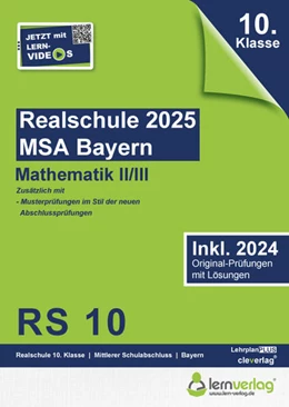 Abbildung von lern. de Bildungsgesellschaft mbH | Original-Prüfungen Realschule Bayern 2025 Mathematik II/III | 10. Auflage | 2024 | beck-shop.de