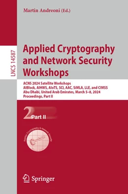 Abbildung von Andreoni | Applied Cryptography and Network Security Workshops | 1. Auflage | 2024 | beck-shop.de