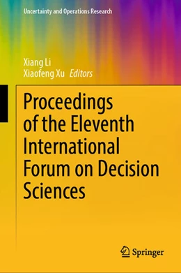 Abbildung von Li / Xu | Proceedings of the Eleventh International Forum on Decision Sciences | 1. Auflage | 2024 | beck-shop.de