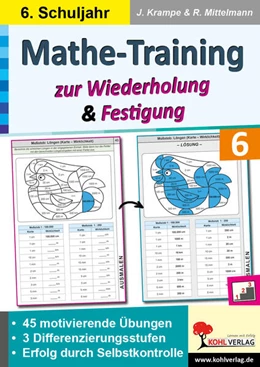 Abbildung von Krampe / Mittelmann | Mathe-Training zur Wiederholung und Festigung / Klasse 6 | 1. Auflage | 2024 | beck-shop.de