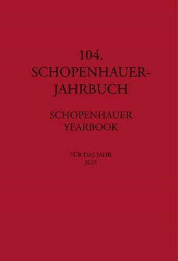 Abbildung von Koßler / Birnbacher | 104. Schopenhauer Jahrbuch | 1. Auflage | 2023 | 104 | beck-shop.de