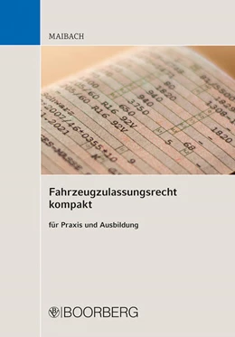 Abbildung von Maibach | Fahrzeugzulassungsrecht kompakt | 1. Auflage | 2024 | beck-shop.de