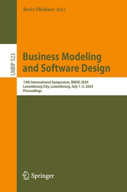 Abbildung von Shishkov | Business Modeling and Software Design | 1. Auflage | 2024 | beck-shop.de