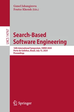 Abbildung von Jahangirova / Khomh | Search-Based Software Engineering | 1. Auflage | 2024 | beck-shop.de