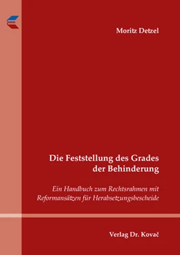 Abbildung von Detzel | Die Feststellung des Grades der Behinderung | 1. Auflage | 2024 | 59 | beck-shop.de