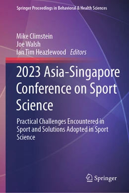 Abbildung von Climstein / Walsh | 2023 Asia-Singapore Conference on Sport Science | 1. Auflage | 2024 | beck-shop.de