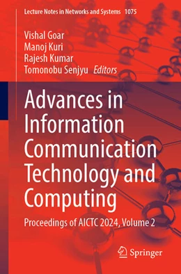 Abbildung von Goar / Kuri | Advances in Information Communication Technology and Computing | 1. Auflage | 2024 | 1075 | beck-shop.de