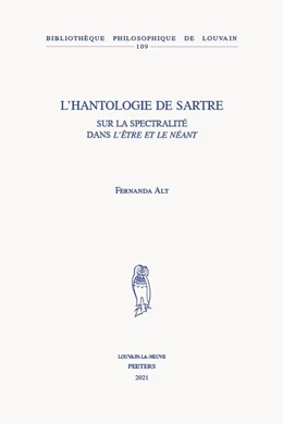 Abbildung von Alt | L'hantologie de Sartre | 1. Auflage | 2021 | beck-shop.de