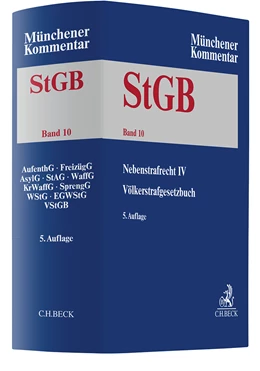 Abbildung von Münchener Kommentar zum Strafgesetzbuch: StGB, Band 10: Nebenstrafrecht IV, Völkerstrafgesetzbuch | 5. Auflage | 2026 | beck-shop.de