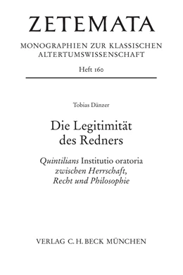 Abbildung von Dänzer | Die Legitimität des Redners | 1. Auflage | 2024 | 160 | beck-shop.de