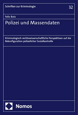 Abbildung von Butz | Polizei und Massendaten | 1. Auflage | 2024 | 32 | beck-shop.de