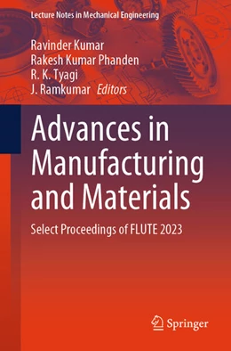 Abbildung von Kumar / Phanden | Advances in Manufacturing and Materials | 1. Auflage | 2024 | beck-shop.de