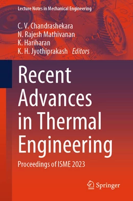 Abbildung von Chandrashekara / Mathivanan | Recent Advances in Thermal Engineering | 1. Auflage | 2024 | beck-shop.de