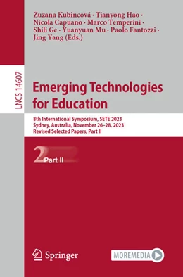 Abbildung von Kubincová / Hao | Emerging Technologies for Education | 1. Auflage | 2024 | beck-shop.de