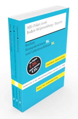 Abbildung von May / Kleist | ABI-Paket 2026 Baden-Württemberg/Bayern | Reclam Kompaktwissen XL und Lektüreschlüssel XL | 1. Auflage | 2024 | beck-shop.de
