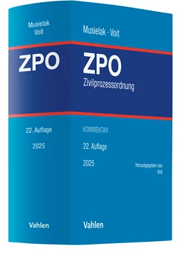 Abbildung von Musielak / Voit | Zivilprozessordnung: ZPO | 22. Auflage | 2025 | beck-shop.de