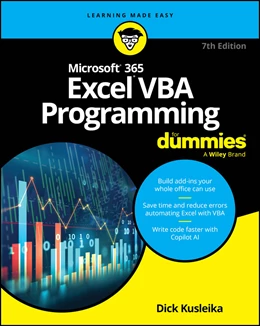 Abbildung von Kusleika | Microsoft 365 Excel VBA Programming for Dummies | 7. Auflage | 2025 | beck-shop.de