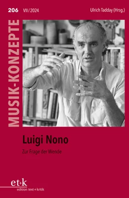 Abbildung von Tadday | MUSIK-KONZEPTE 206: Luigi Nono | 1. Auflage | 2024 | beck-shop.de