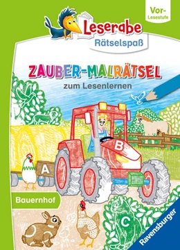 Abbildung von Ronto | Leserabe Rätselspaß - Zauber-Malrätsel zum Lesenlernen: Bauernhof | 1. Auflage | 2025 | beck-shop.de