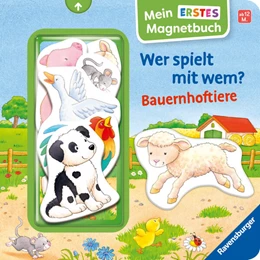 Abbildung von Grimm | Mein erstes Magnetbuch - Wer spielt mit wem? Bauernhoftiere | 1. Auflage | 2025 | beck-shop.de