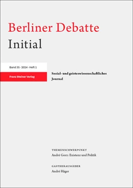 Abbildung von Berliner Debatte Initial 35 (2024) 1 | 1. Auflage | 2024 | beck-shop.de