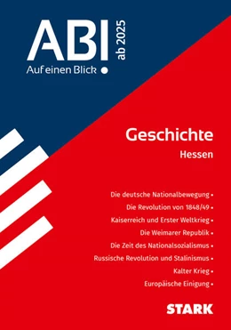 Abbildung von STARK Abi - auf einen Blick! Geschichte Hessen 2025 | 1. Auflage | 2025 | beck-shop.de