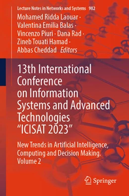 Abbildung von Laouar / Balas | 13th International Conference on Information Systems and Advanced Technologies 