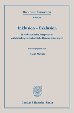 Abbildung von Mathis | Inklusion - Exklusion | 1. Auflage | 2024 | beck-shop.de