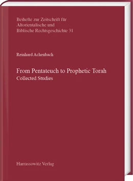 Abbildung von Achenbach | From Pentateuch to Prophetic Torah | 1. Auflage | 2024 | 31 | beck-shop.de