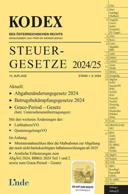 Abbildung von Bodis / Doralt | KODEX Steuergesetze 2024/25 | 74. Auflage | 2024 | beck-shop.de