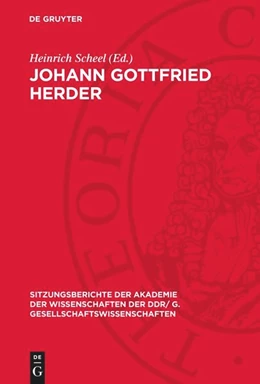 Abbildung von Scheel | Johann Gottfried Herder | 1. Auflage | 1978 | 1978,8 | beck-shop.de