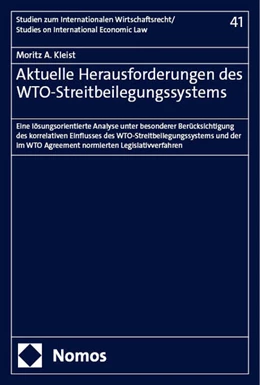 Abbildung von Kleist | Aktuelle Herausforderungen des WTO-Streitbeilegungssystems | 1. Auflage | 2024 | 41 | beck-shop.de