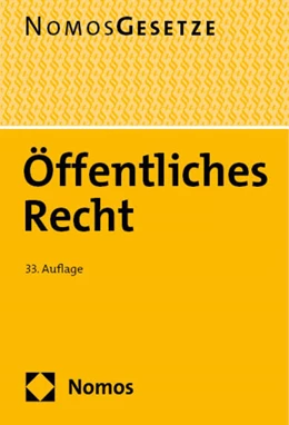 Abbildung von Öffentliches Recht | 33. Auflage | 2024 | beck-shop.de